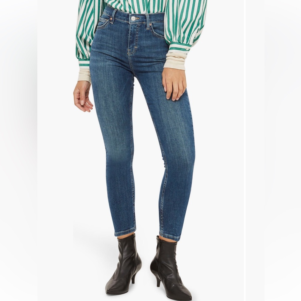 Topshop Jamie Petite Mid Denim Jeans